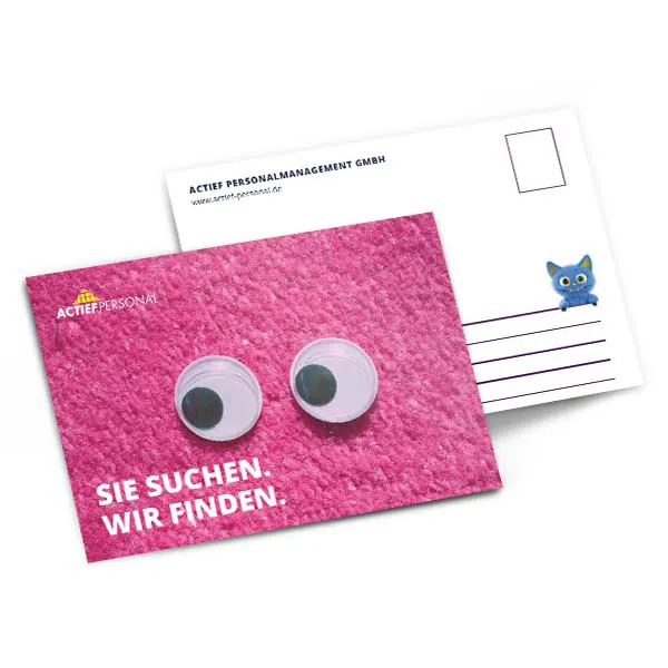 Motiv 11 Postkarte ACTIEF Sie suchen, wir finden