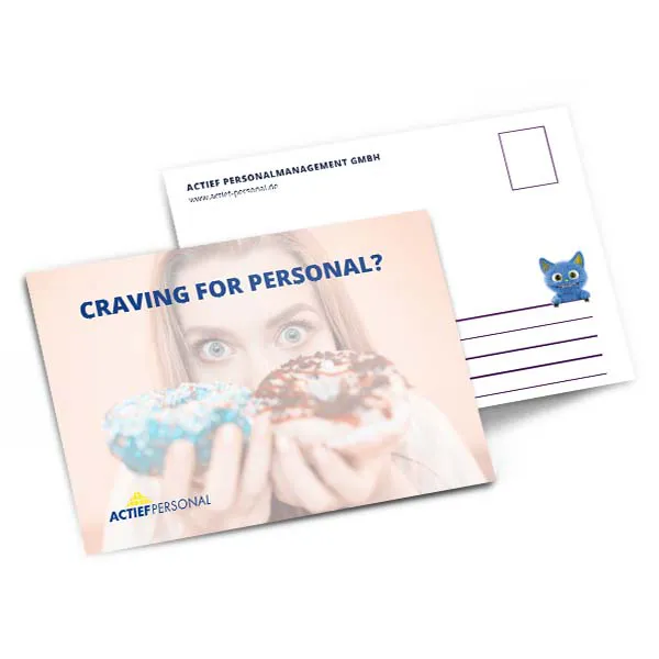 Motiv 10 Postkarte ACTIEF Craving for Personal